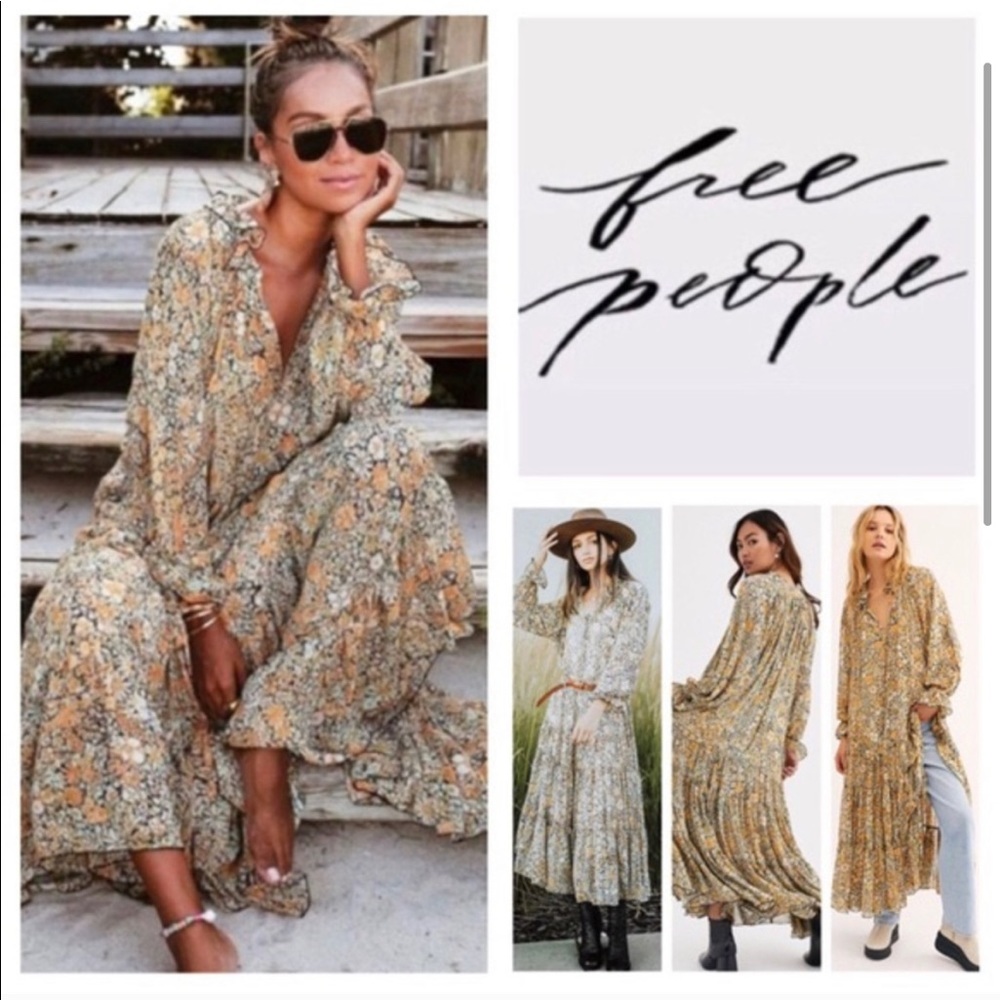 Free People Feeling Groovy Maxi Dress